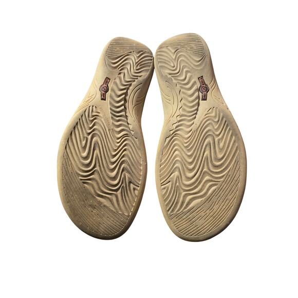 Earth‎ Spirit Sandals Womens 9 Slip On Slides Blue Leather Open Toe Casual - Picture 6 of 8